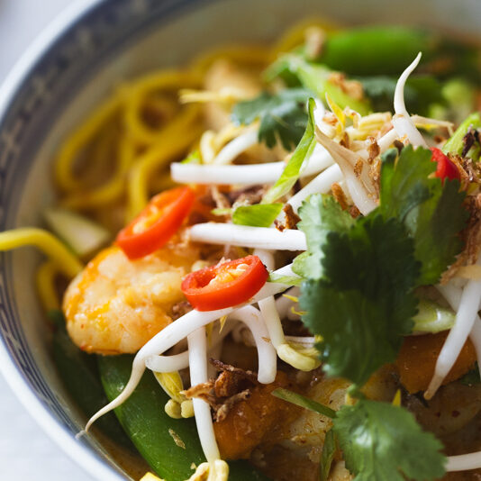 Seafood Laksa & Fiano